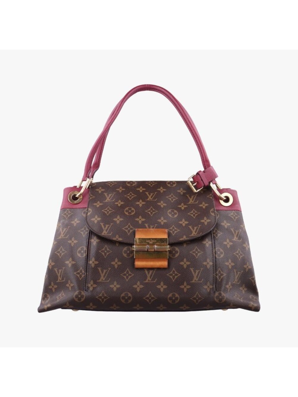 Louis Vuitton Olympe Monogram Brown Aurore Canvas Calfskin
